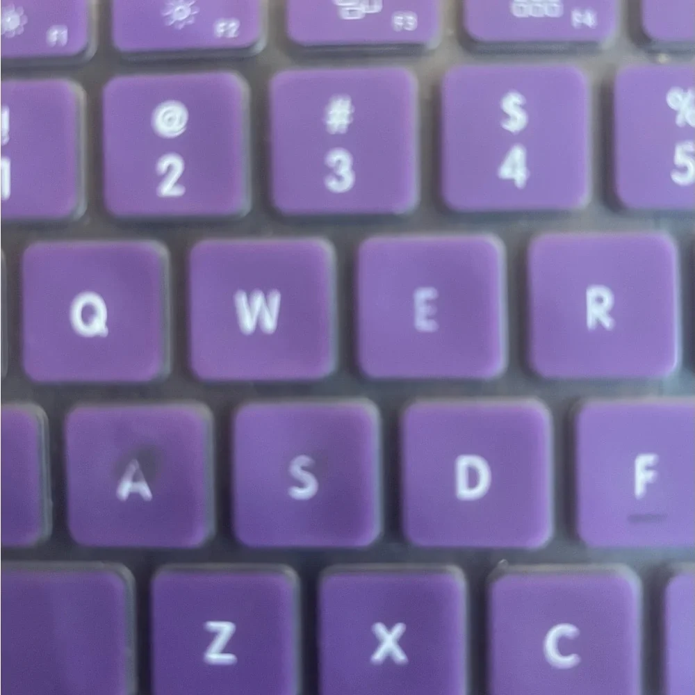 Kuzy Purple Silicone Keyboard Skin - Set of 2